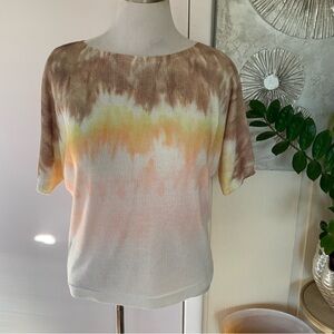 NWT Terzo  Millennio Multi color Viscose blend  Top size M